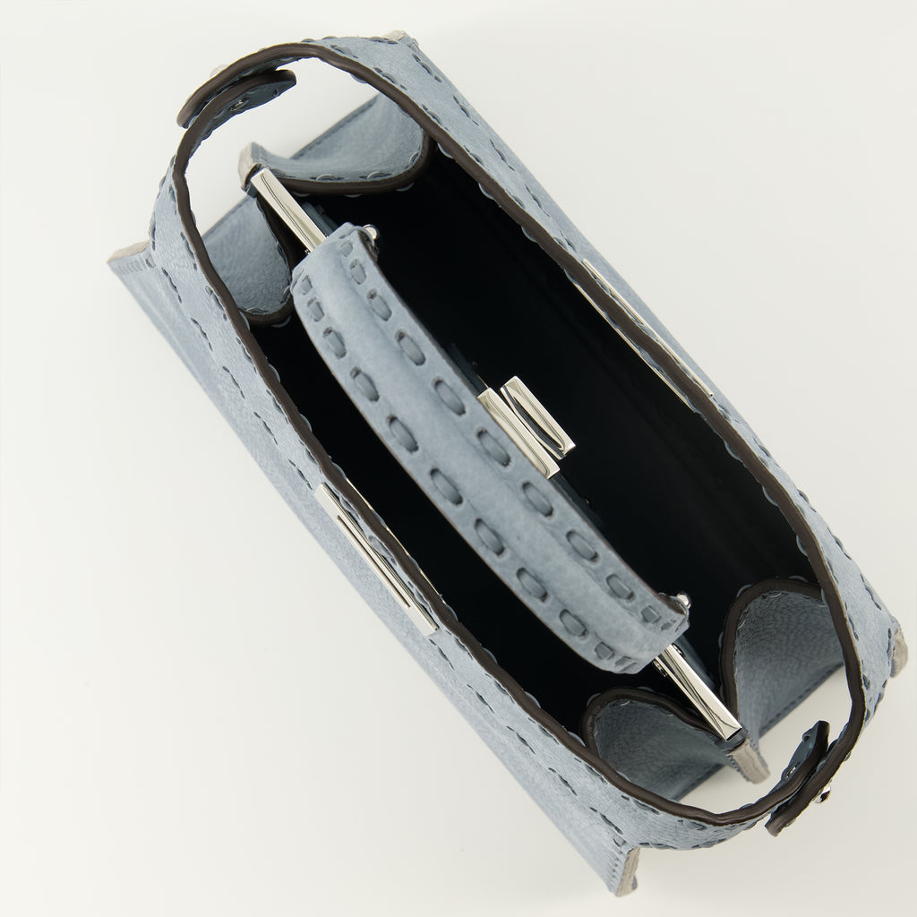 Image de l'article Sac Peekaboo I See U small bleu de la marque Fendi pour Femme - Saison Printemps-Été 2026 - Vue détaillée_3