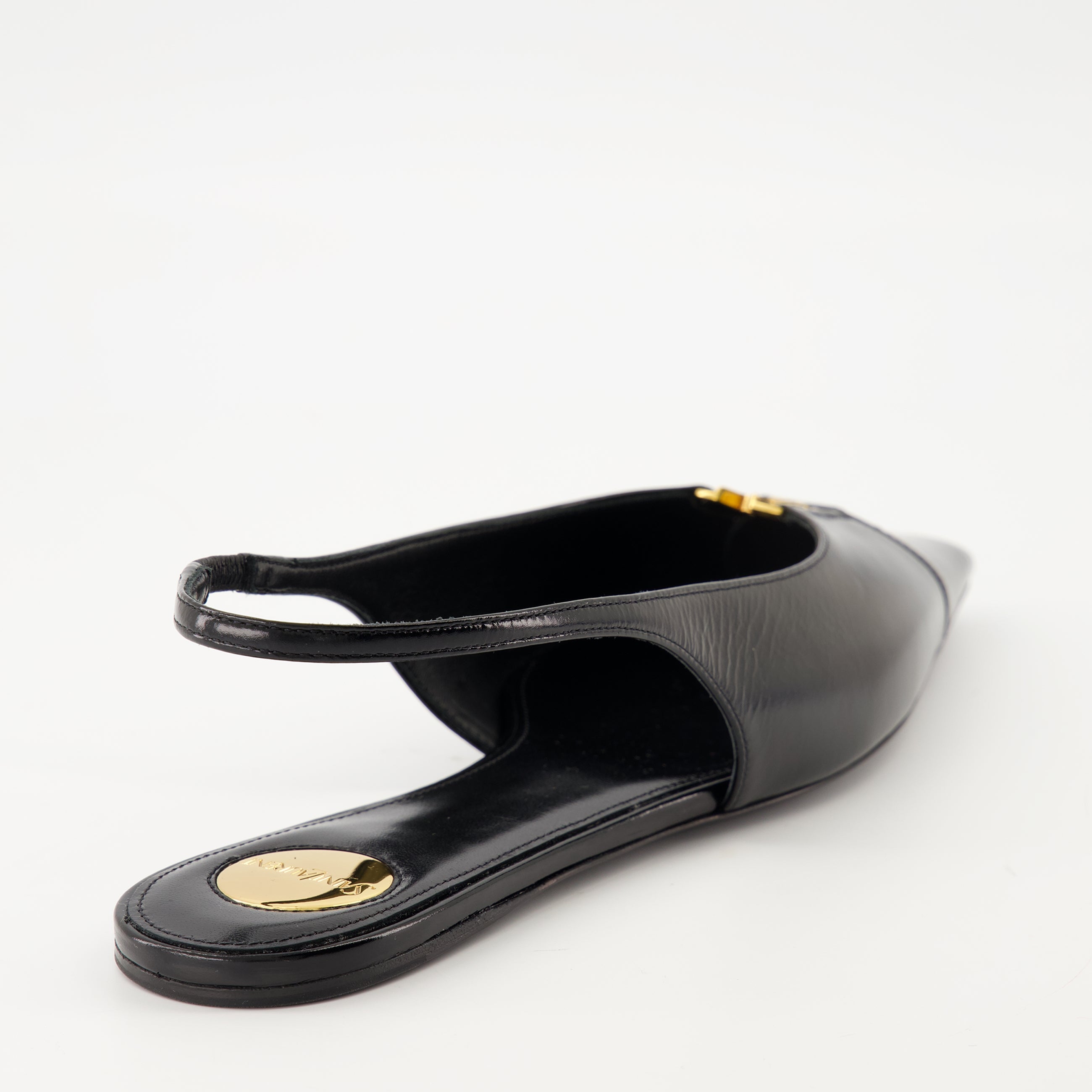 Bild der Saint Laurent Babylone Slingbacks für Damen - Herbst-Winter 2025 - Rückansicht