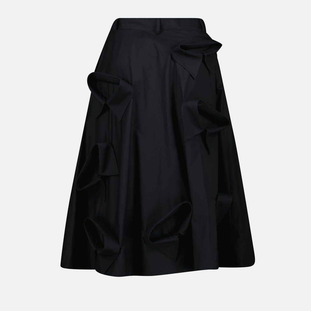 Skirts Black Collar Skirt Moschino Black Femme