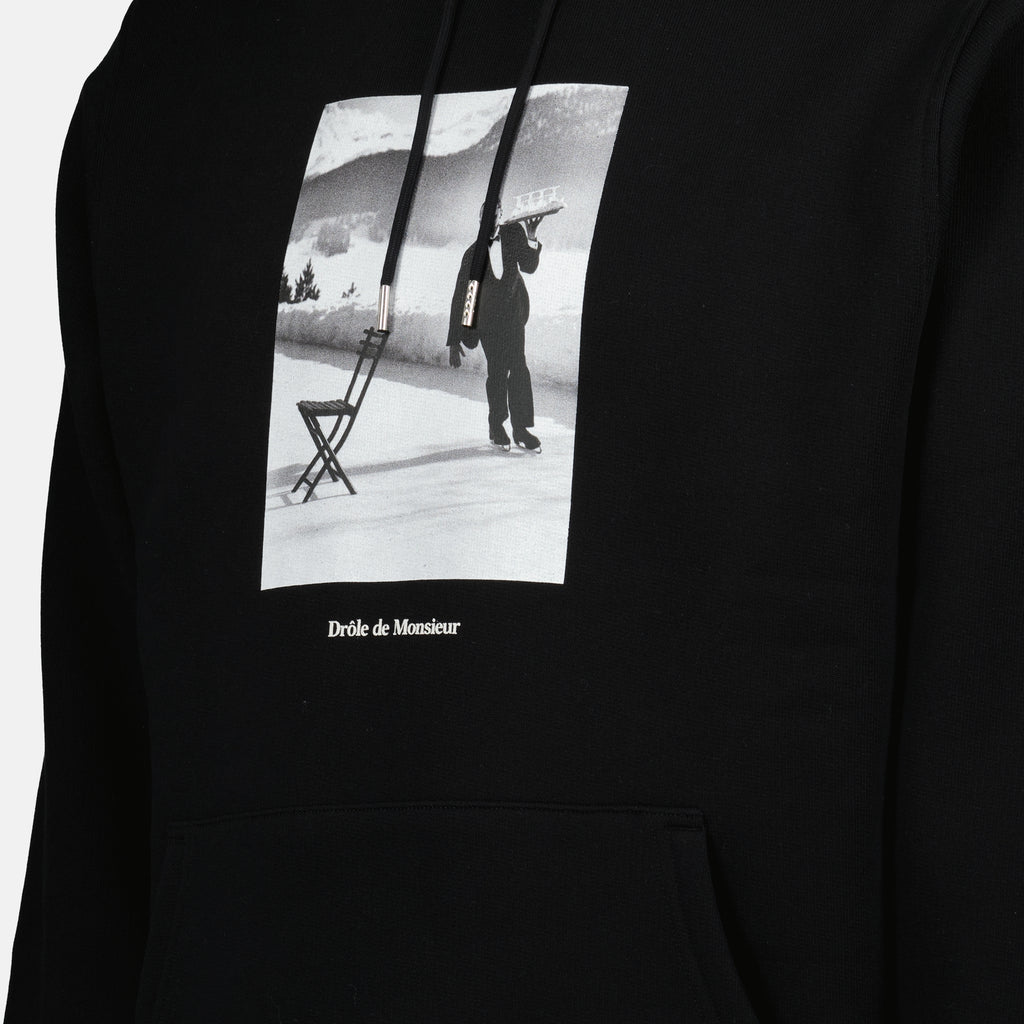 Image de l'article Veste à capuche Slogan de la marque Drole De Monsieur pour Homme - Saison Automne-Hiver 2025 - Vue détaillée_1