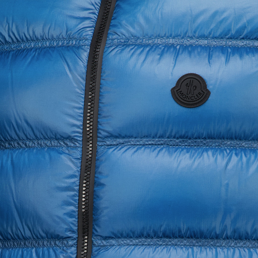 Vestes Panestrel Blaue Ärmellose Daunenjacke Moncler Bleu Homme