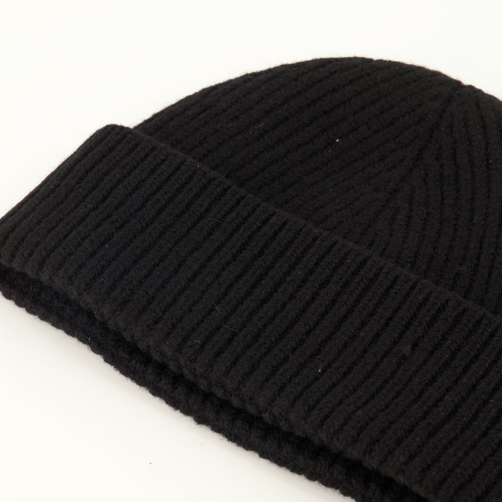 Chapeaux, casquettes et bonnets Bonnet noir en laine Ami PARIS Noir Unisexe