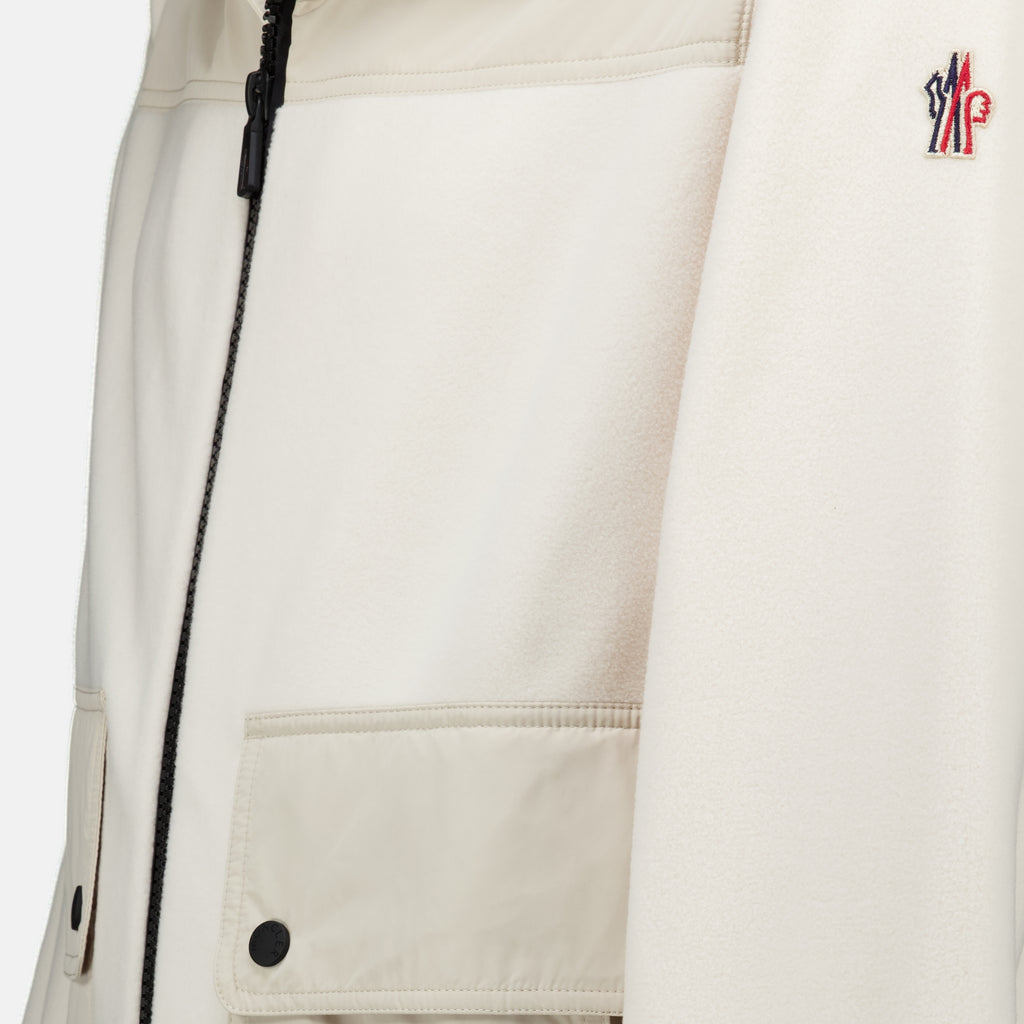 Vestes Veste zippée en Polartec® beige Moncler Grenoble Beige Homme