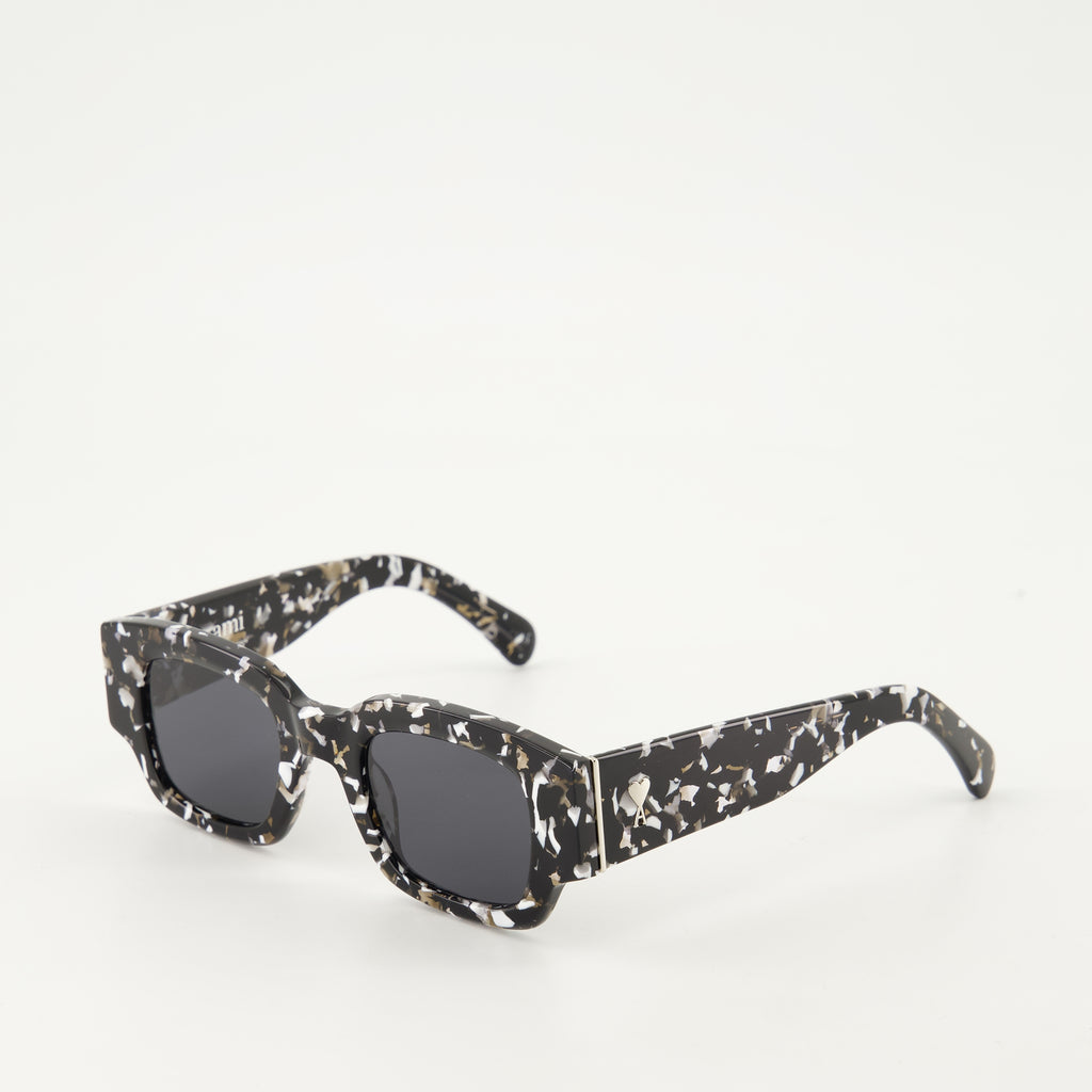 Lunettes Lunettes de soleil AMI de Coeur Ami PARIS Noir Unisexe