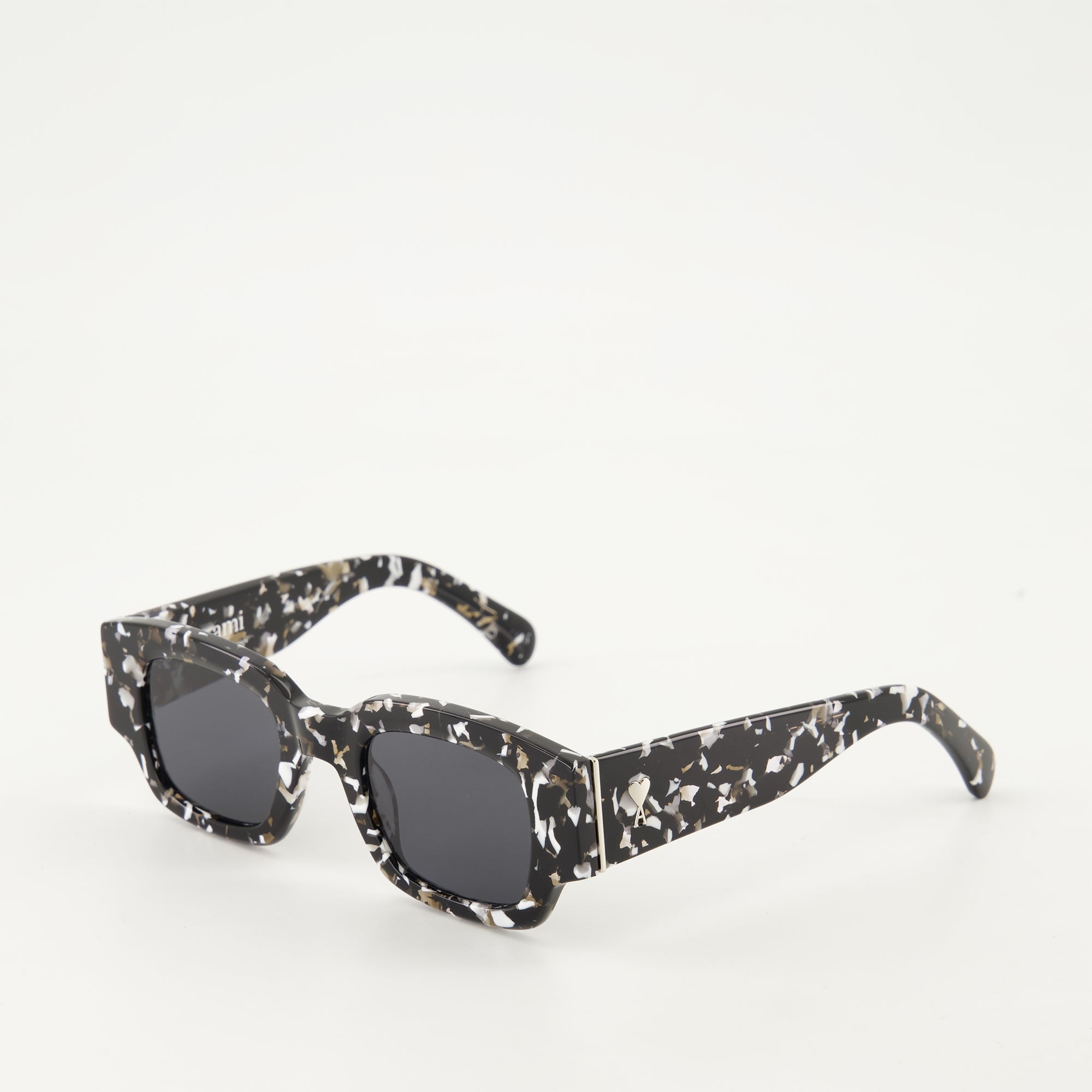 Lunettes Lunettes de soleil AMI de Coeur Ami PARIS Noir Unisexe