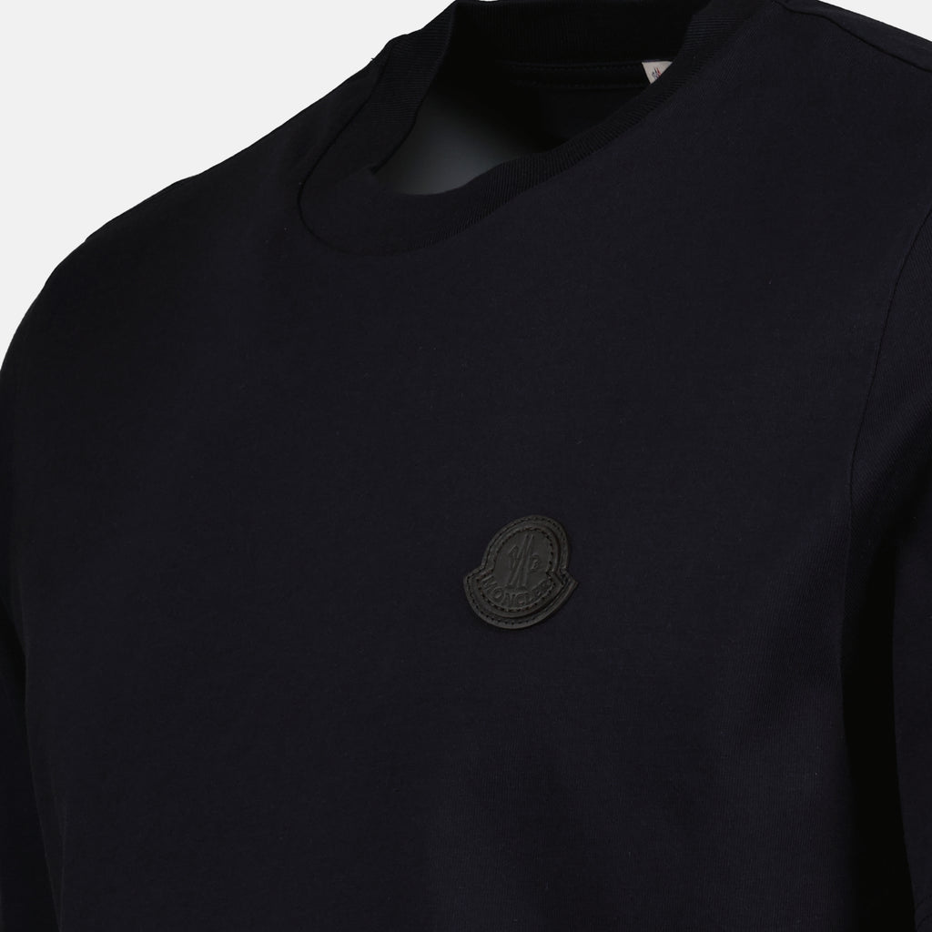 T-shirts T-shirt à logo Moncler Bleu foncé Homme