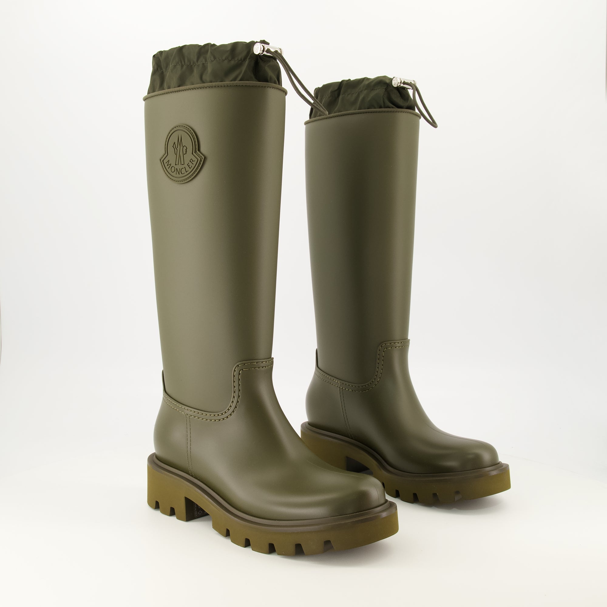 Bottes 킥스트림 카키 부츠 Moncler Kaki Femme