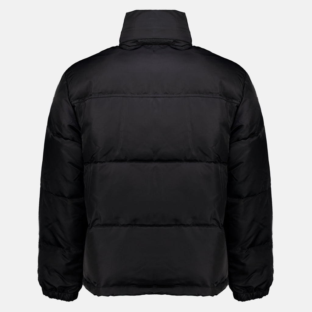 Manteaux Giacca in Piuma con Slogan Nera Drole De Monsieur Noir Homme