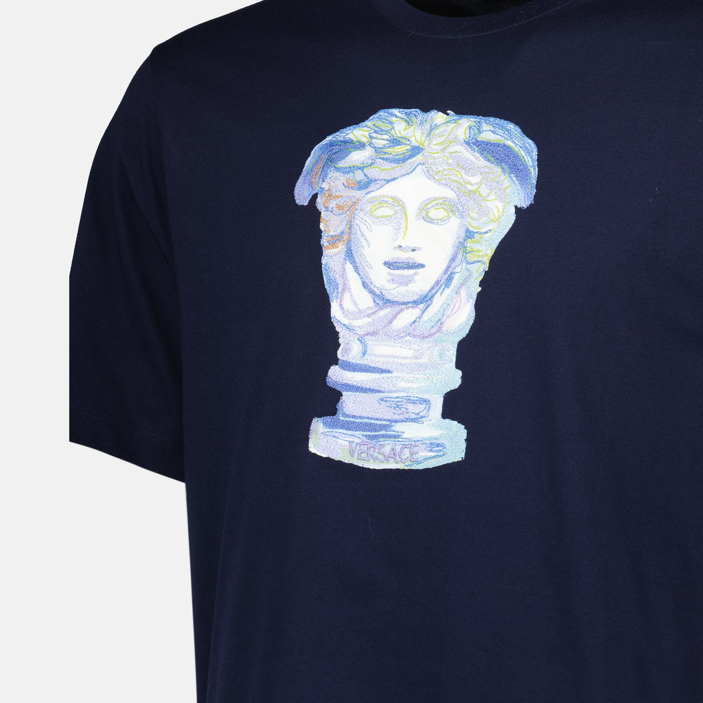 T-shirts T-shirt Medusa Glallery Versace Bleu foncé Homme