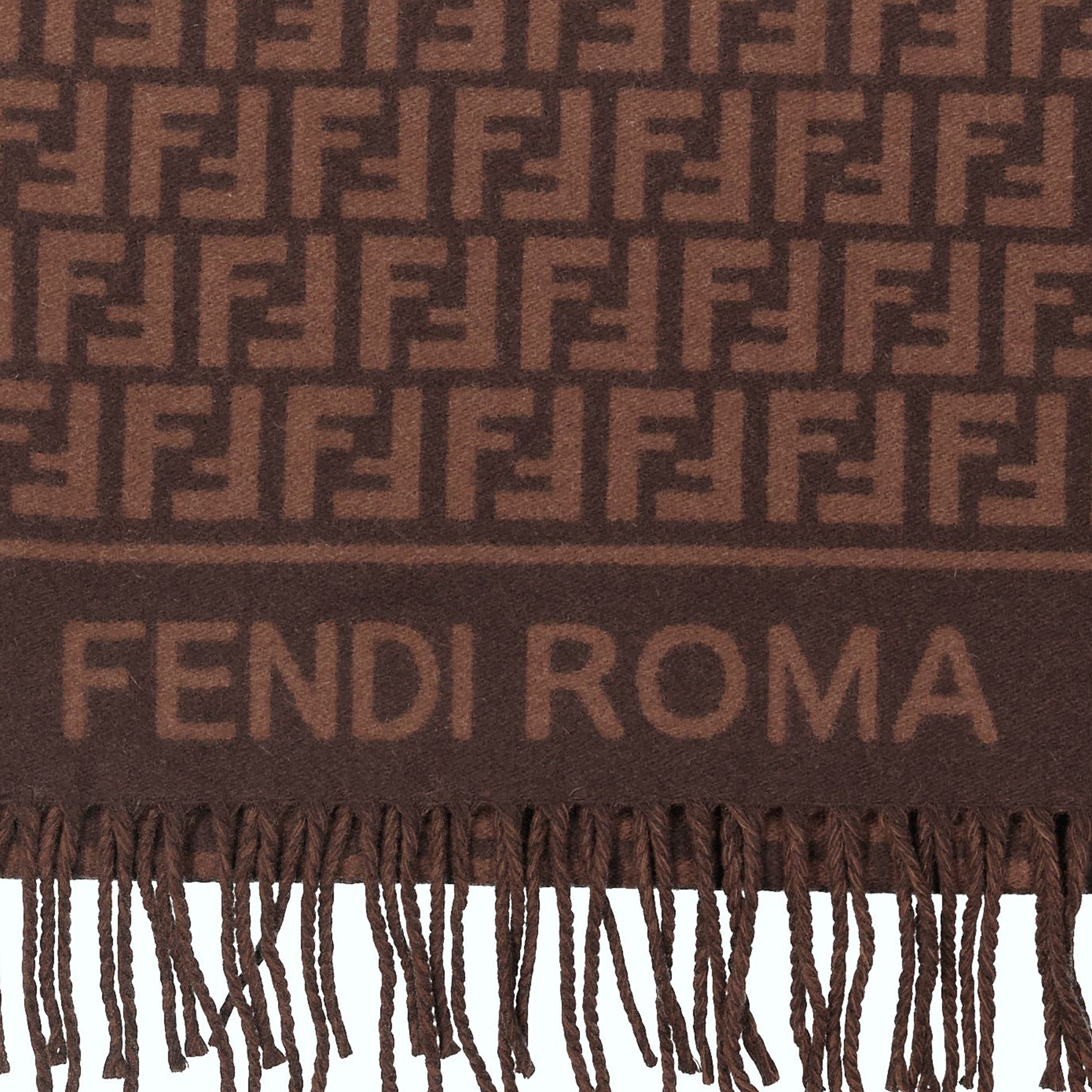 Écharpes, foulards et gants Écharpe FF Fendi Marron Femme
