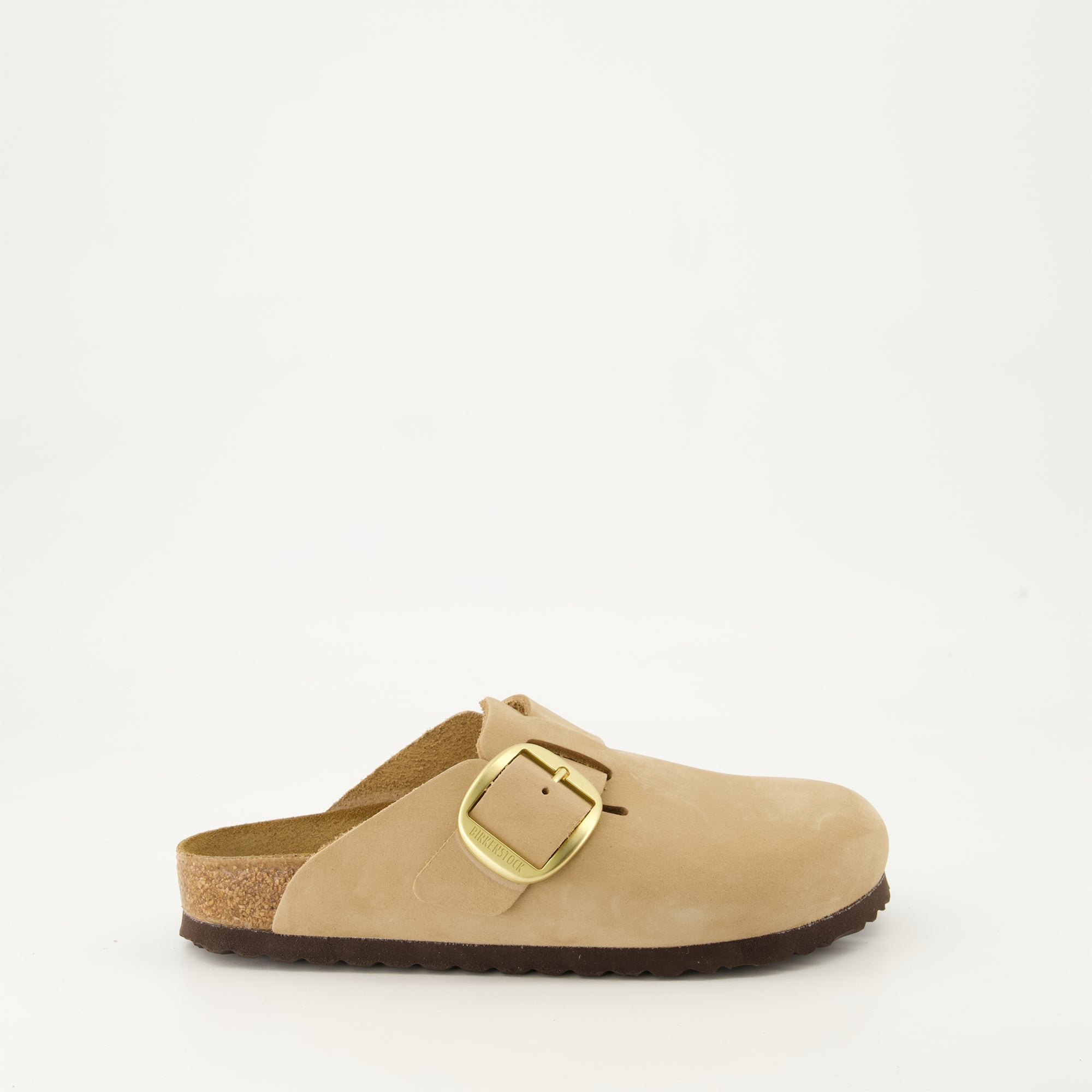 Chaussures ouvertes Mules Boston Birkenstock Beige Femme