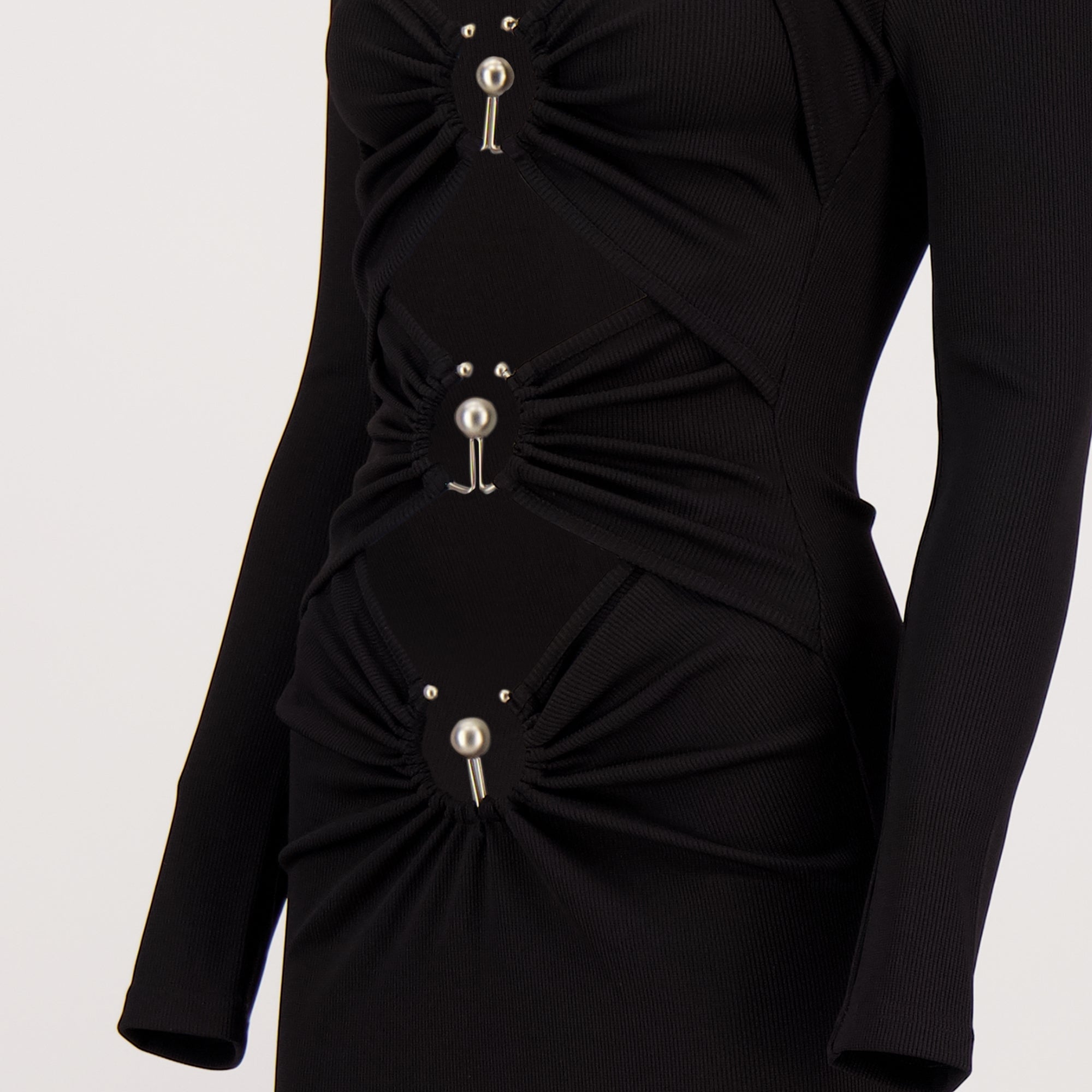 Robes 오르빗 드레스 Christopher Esber Noir Femme