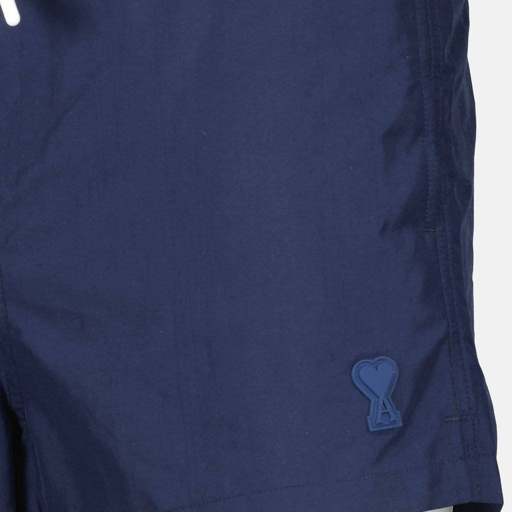 Bild des Artikels Marineblauer Nylon-Badeanzug der Marke Ami PARIS für Herren - Frühling-Sommer Saison 2026 - Detailansicht_1