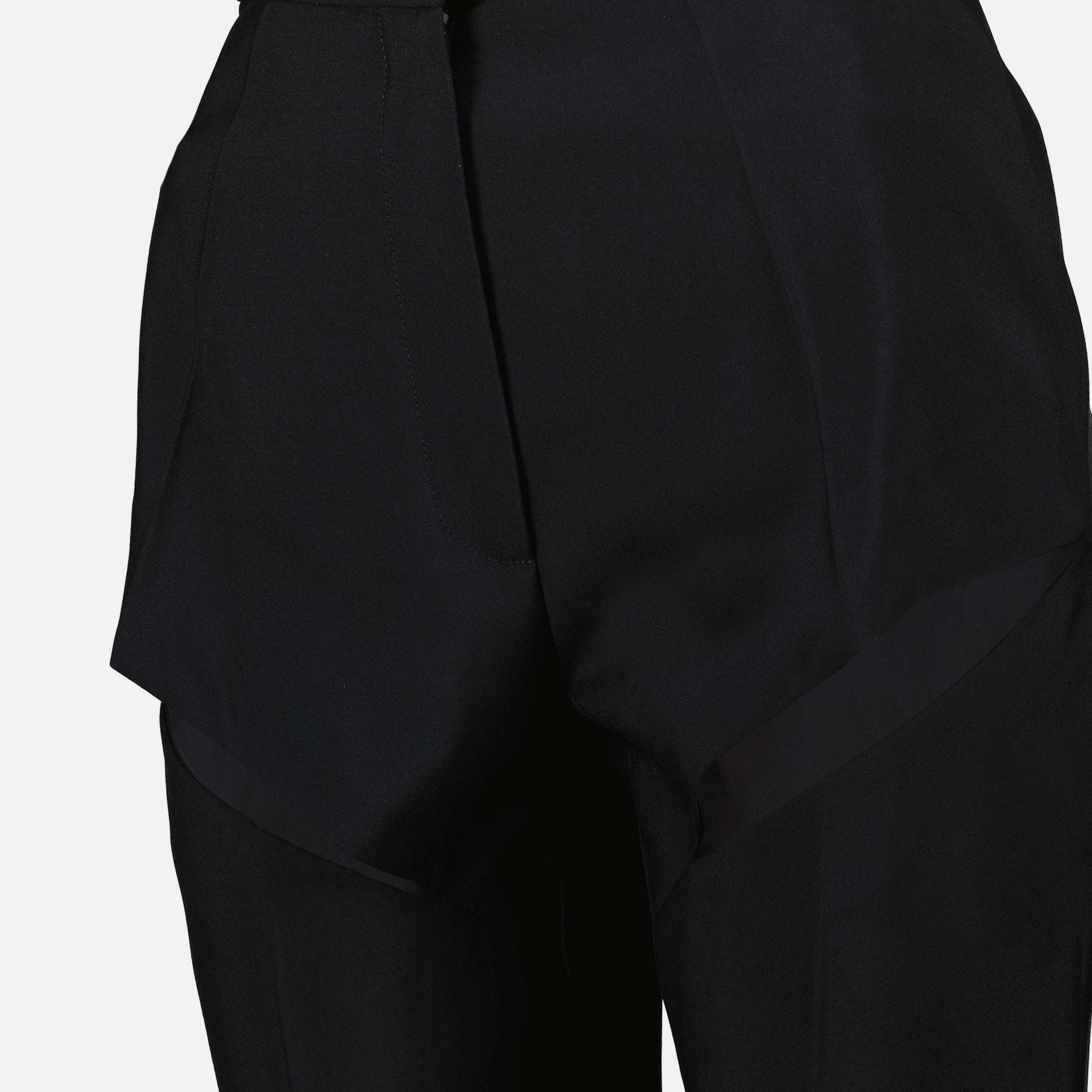 Pantalones Pantalones Cut-Out Alexander McQueen Negro Femme