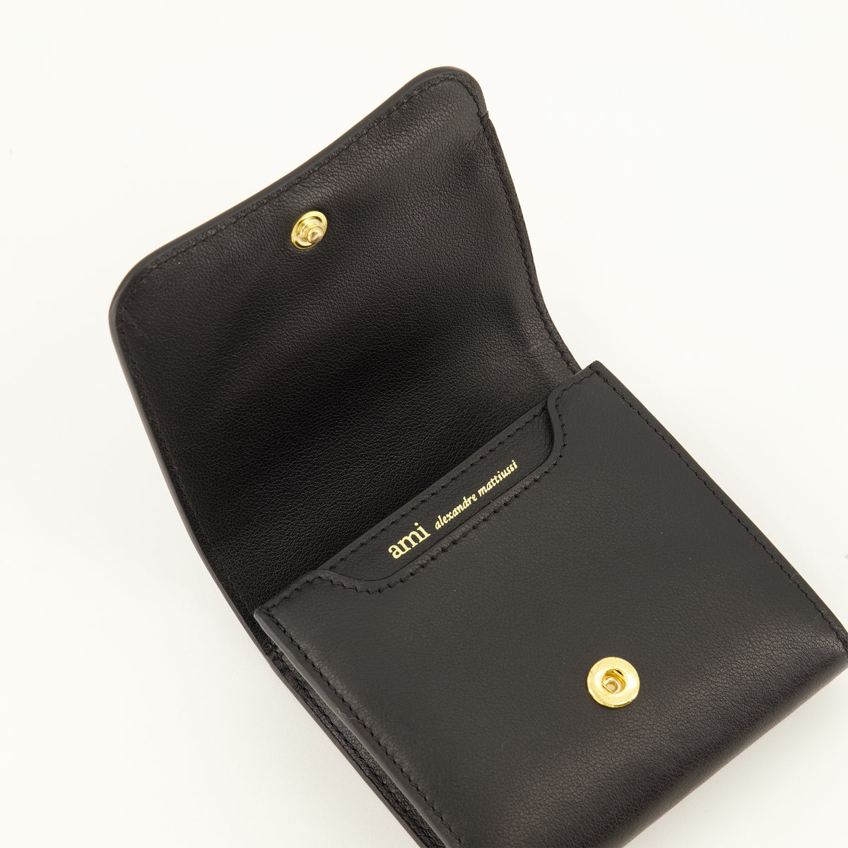 Petite maroquinerie Paris Paris Black Wallet Ami PARIS Noir Unisexe