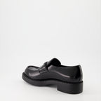 Mocasines Mocasines de Cuero Prada Negro Homme