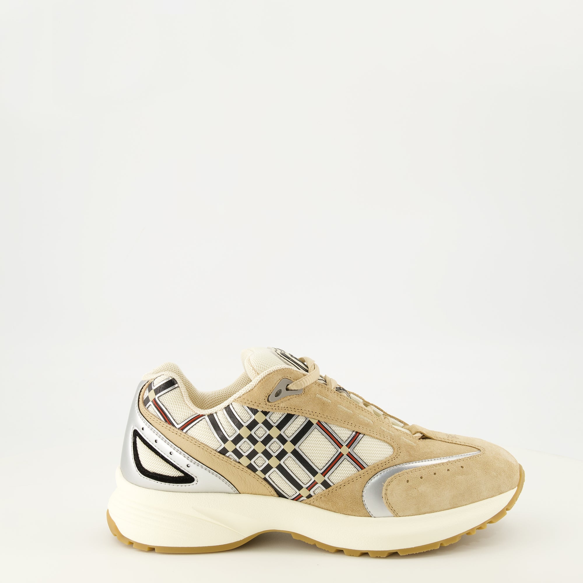 Baskets 이클립스 브라운 스니커즈 Burberry Beige Homme