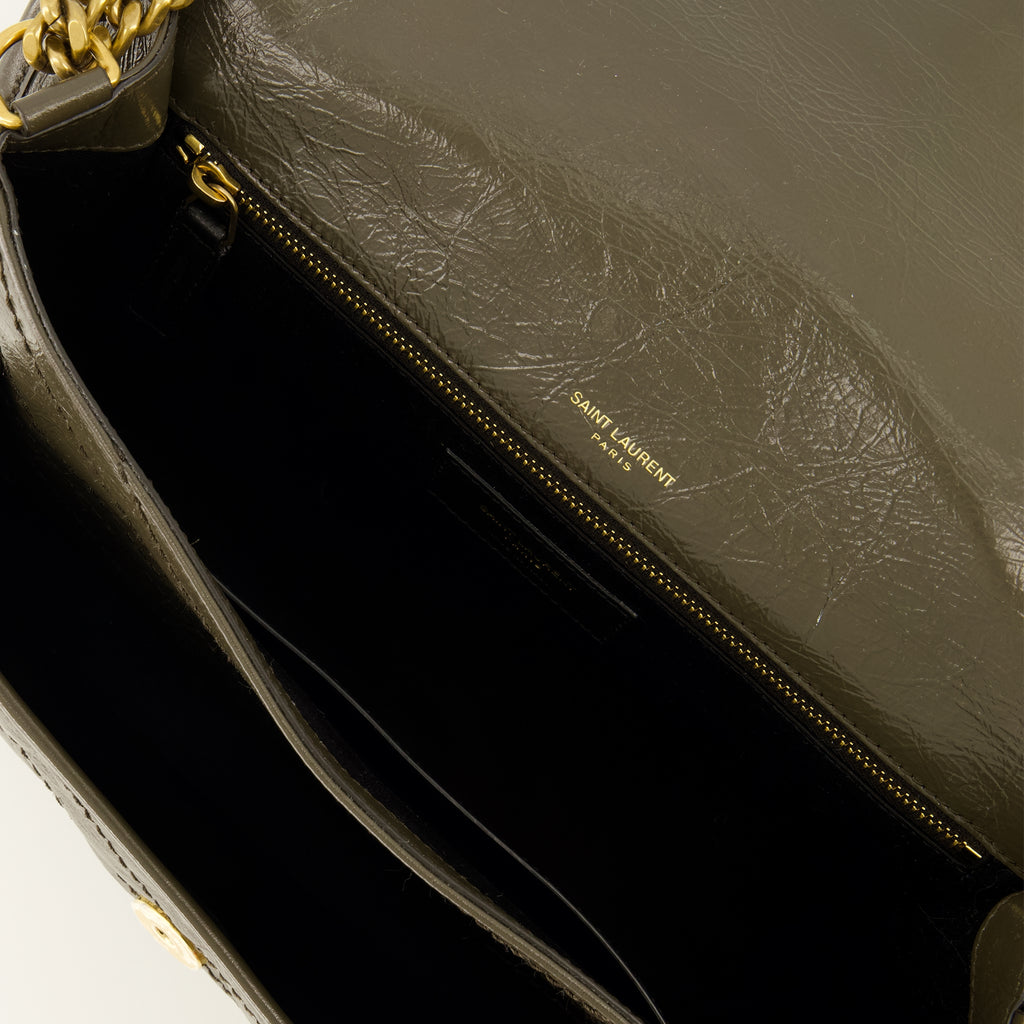 Sacs à main et épaule Medium Khaki Niki Bag Saint Laurent Kaki Femme
