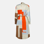 Dresses Multicolored Puzzle Print Dress Fendi Multicolor Femme