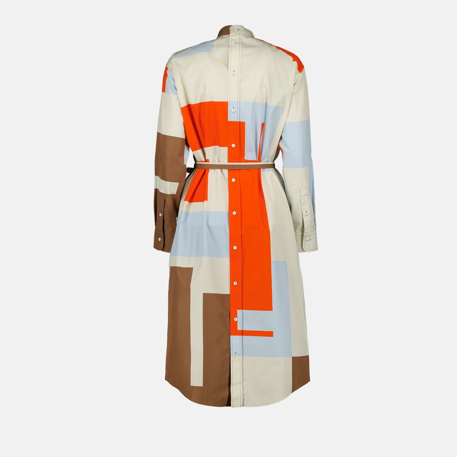 Vestidos Vestido com Impressão Puzzle Multicolorida Fendi Multicolorido Femme