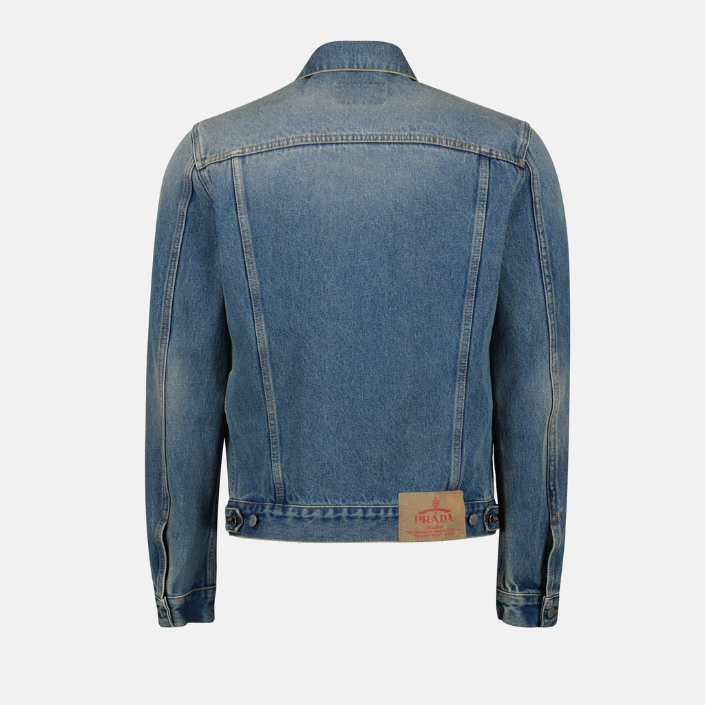 Chaquetas Chaqueta de Denim Prada Azul Homme