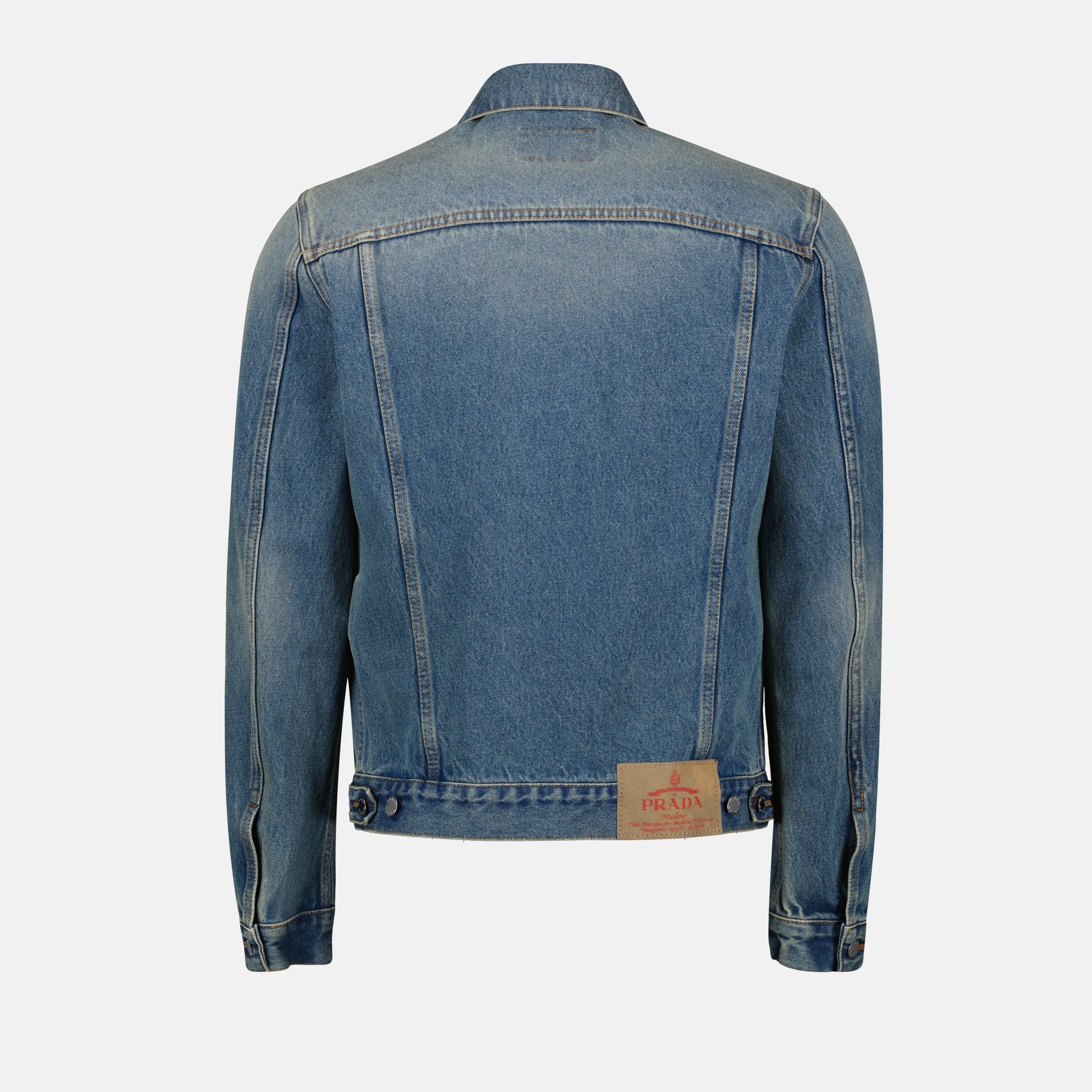 Vestes Veste en jean Prada Bleu Homme