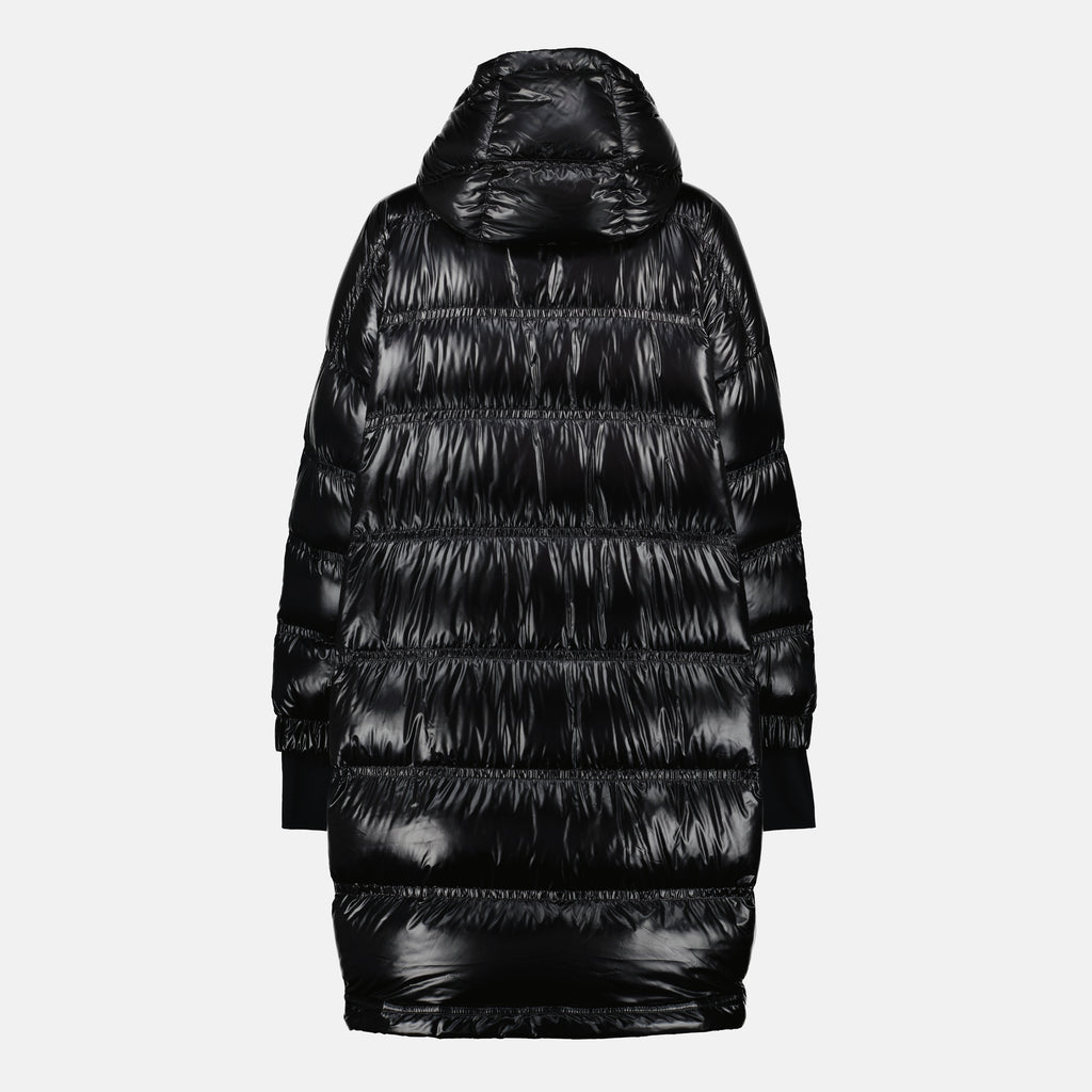 Image of the long Rochelairs down coat from the brand Moncler Grenoble for Women - Autumn-Winter 2025 - Back View