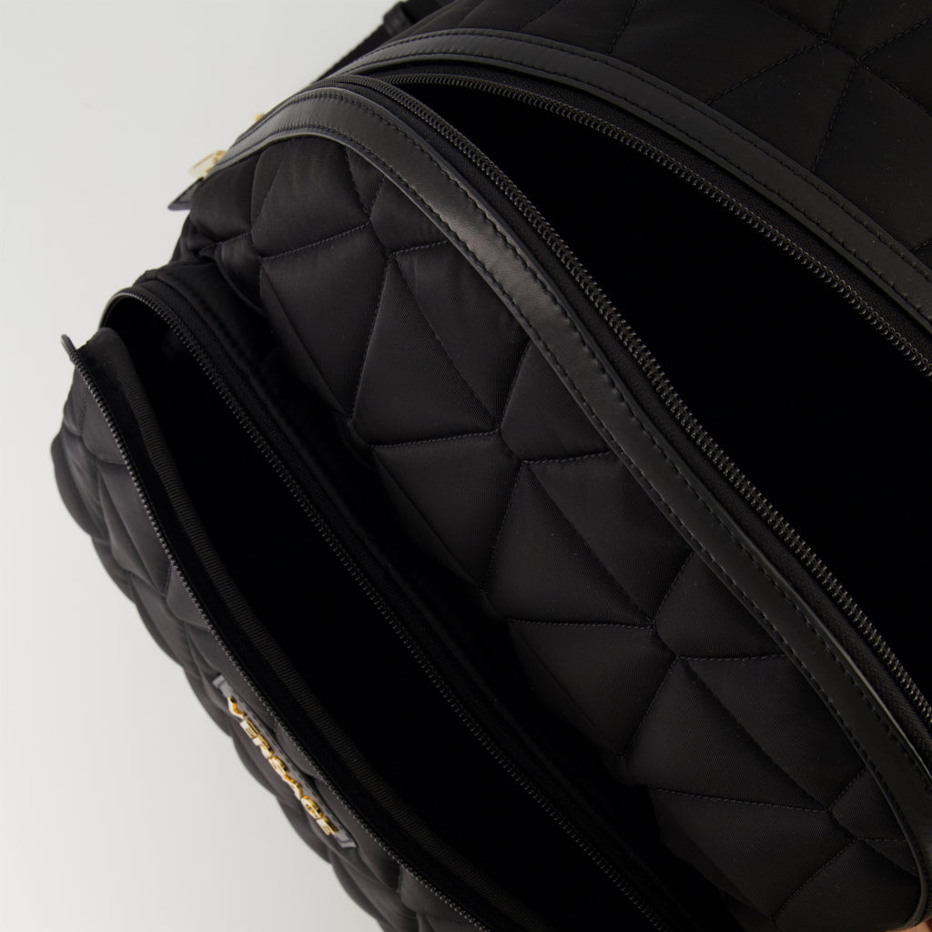 Rucksäcke Nylon-Rucksack Versace Schwarz Homme