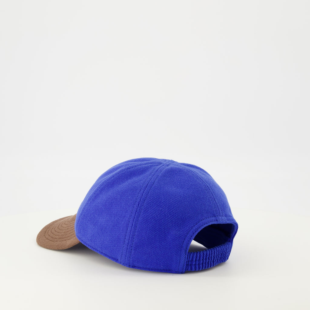 Imagen del artículo Gorro efecto denim azul y marrón de la marca Miu Miu para mujer - Temporada Primavera-Verano 2026 - Vista Detallada 2