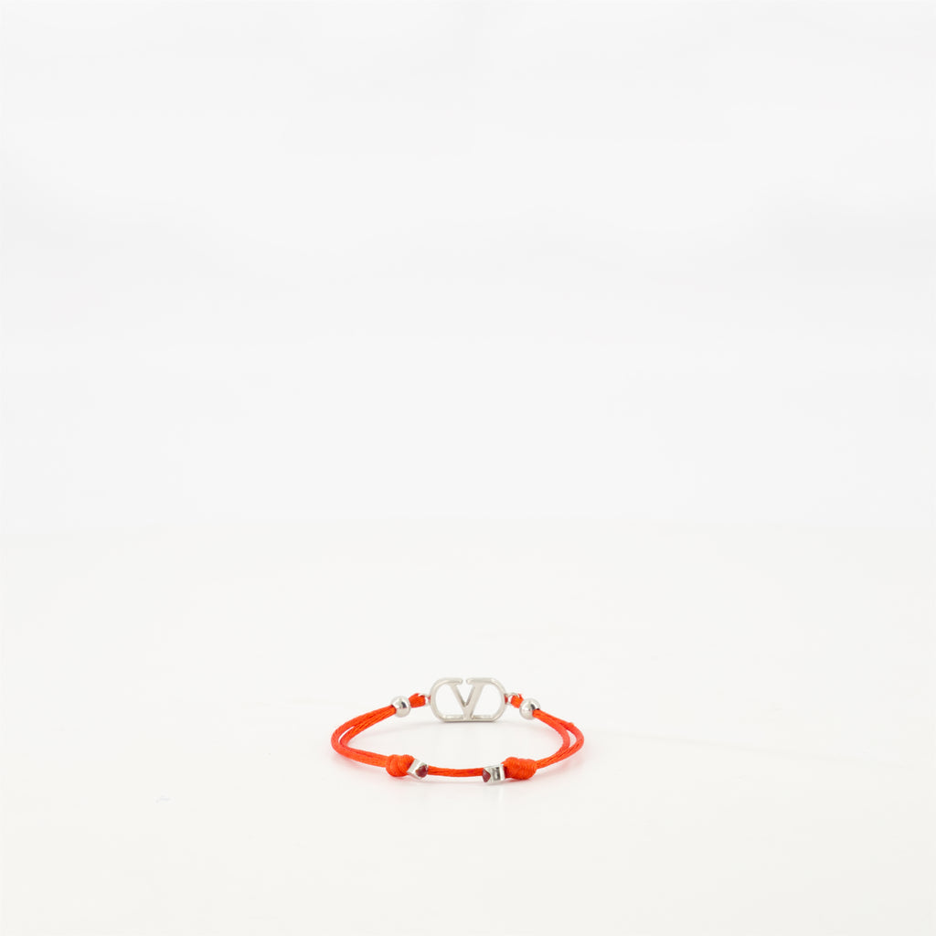 Bijoux Bracelet cordon VLogo Valentino Garavani Rouge Homme