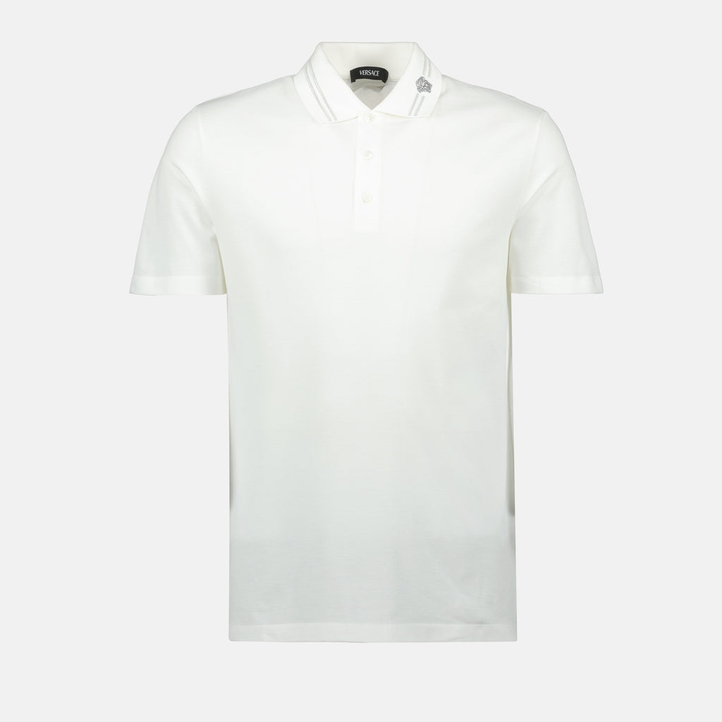 Polos Medusa Polo Versace Blanco Homme