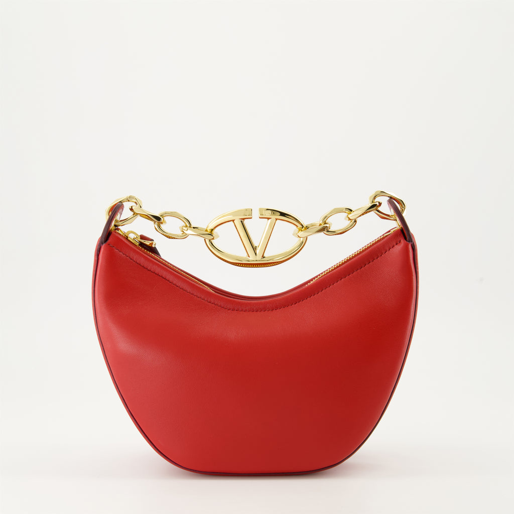 Bolsos bandolera Bolso Hobo VLogo Moon Valentino Garavani Rojo Femme