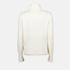 Vestes Veste bi-matière Moncler Blanc Femme