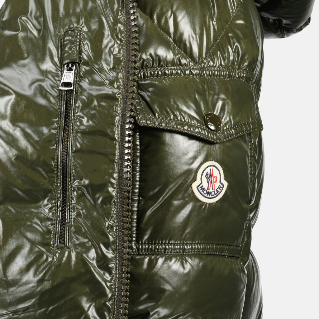 Image de l'article Doudoune Maya kaki de la marque Moncler pour Homme - Saison Automne-Hiver 2025 - Vue détaillée_2