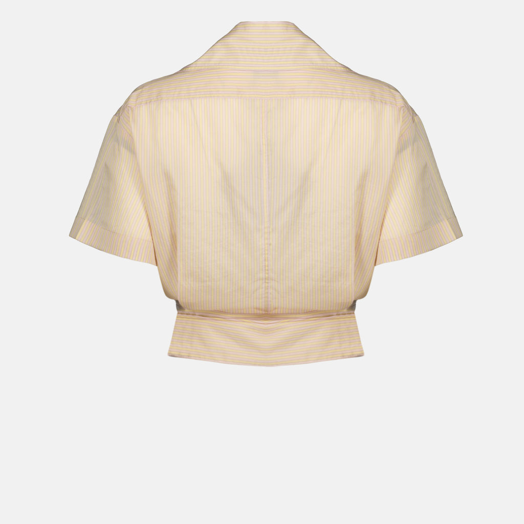 Chemises Camicia Beige in Setafil Patou Rose Femme