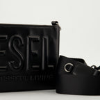 Bolsos bandolera Sac camera 3D Diesel Negro Unisexo