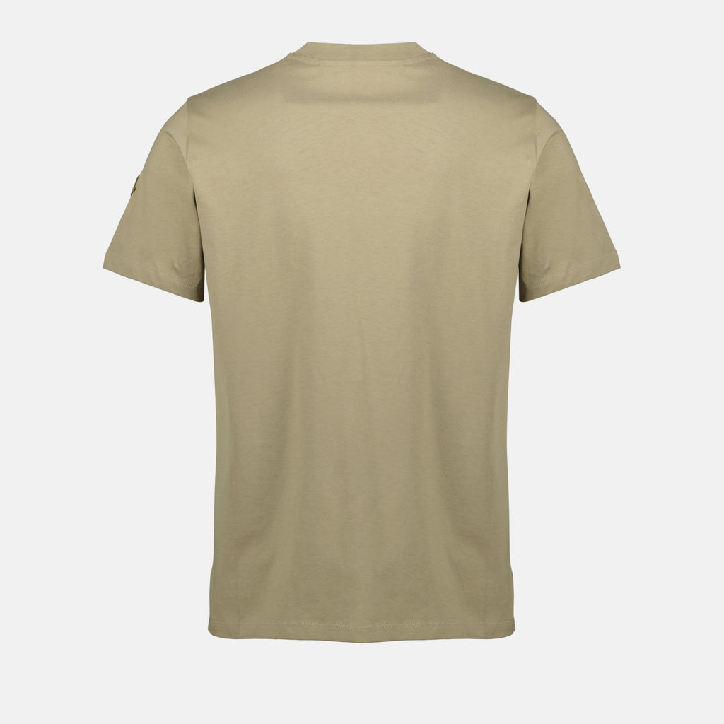 Camisetas T-shirt vert à logo Moncler Cáqui Homme