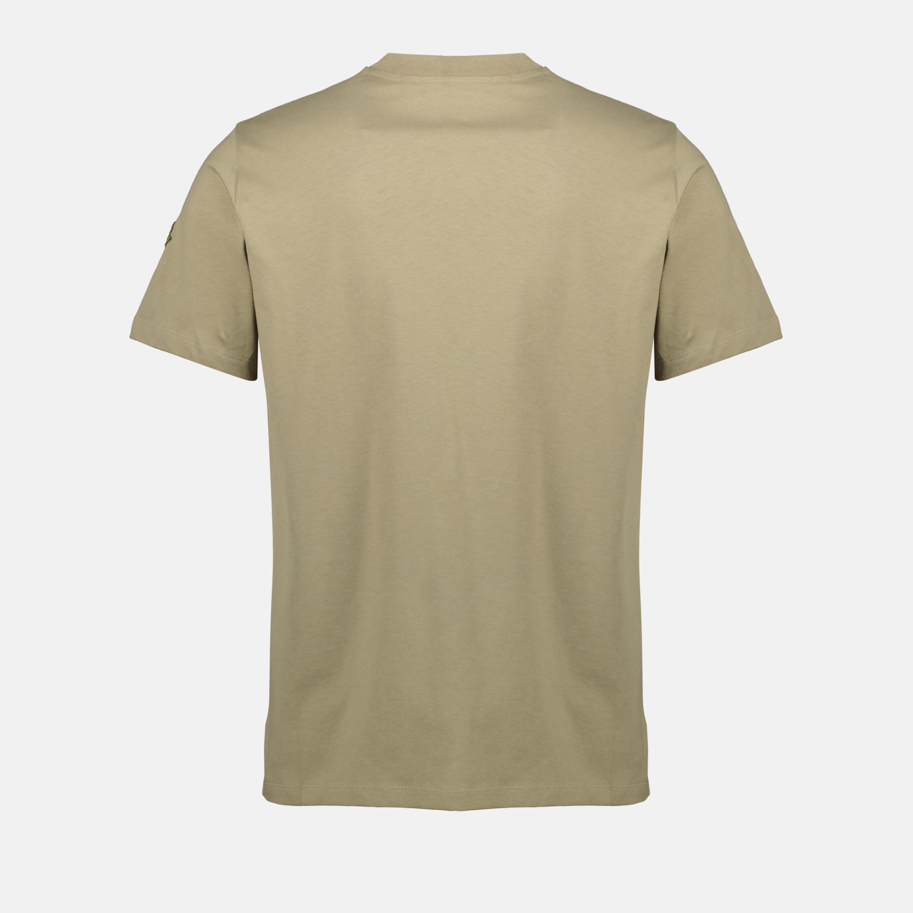 Camisetas T-shirt vert à logo Moncler Cáqui Homme