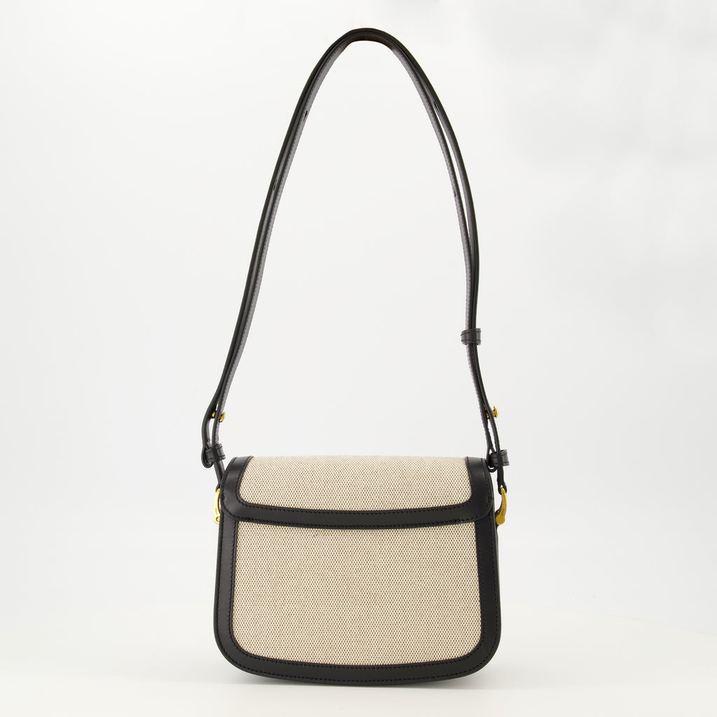 Image de l'article Sac Paris Paris noir en cuir d'agneau de la marque Ami PARIS pour Unisex - Saison Printemps-Été 2026 - Vue de Dos