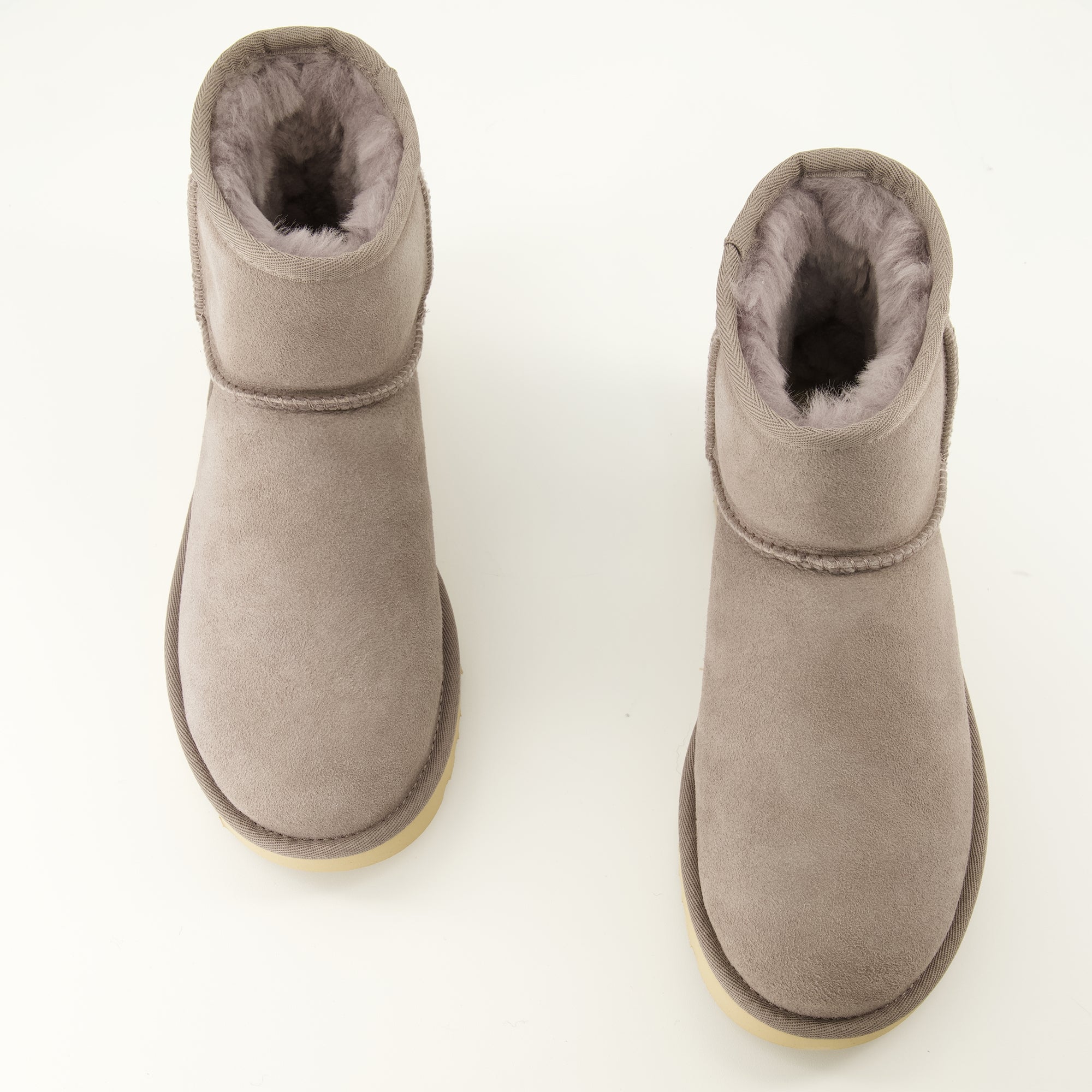 Bottines Classic Mini II Gray Ankle Boots Ugg Gris Femme