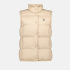 Vestes Doudoune sans manches Badia Moncler Beige Femme