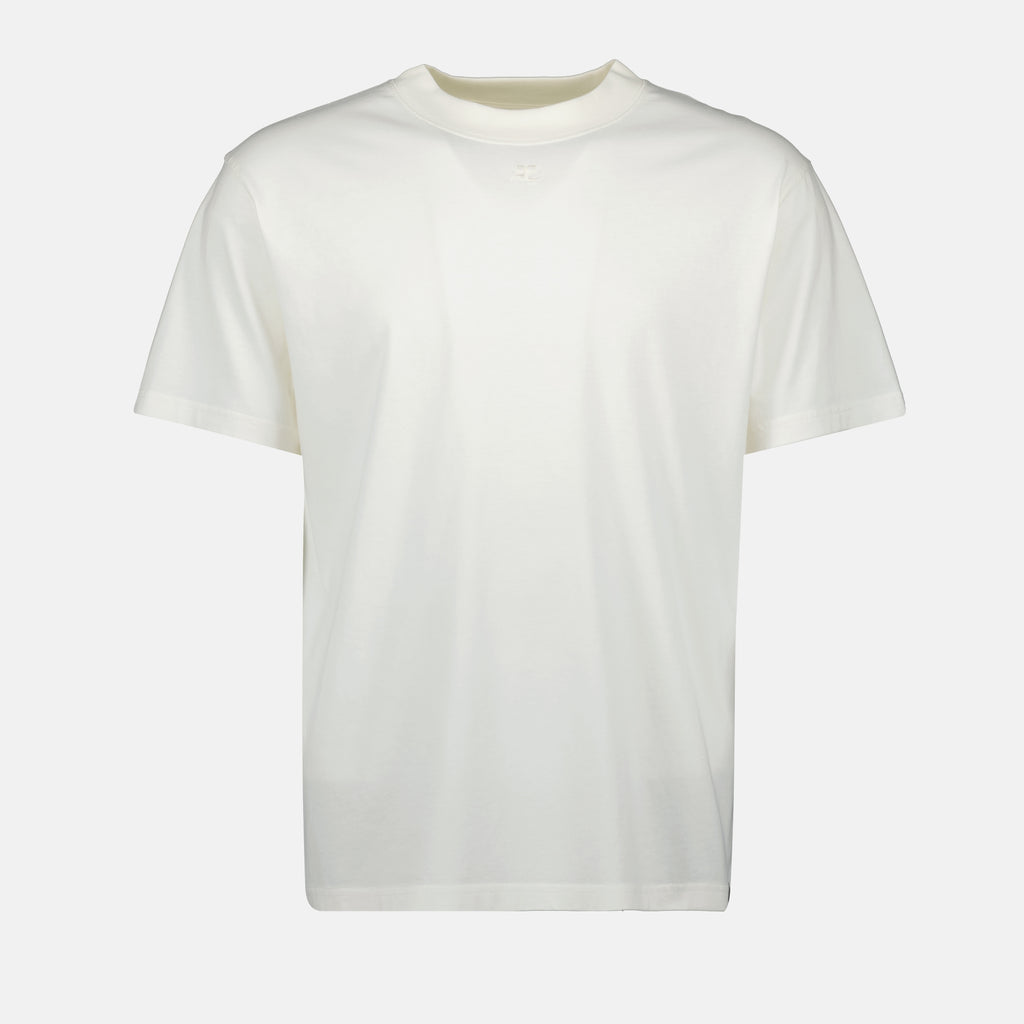 Image de l'article T-Shirt oversize de la marque Courrèges pour Homme - Saison Automne-Hiver 2025 - Vue de Face