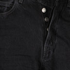 Image de l'article Jean V-Waist Long Baggy de la marque Saint Laurent pour Femme - Saison Automne-Hiver 2025 - Vue détaillée_1