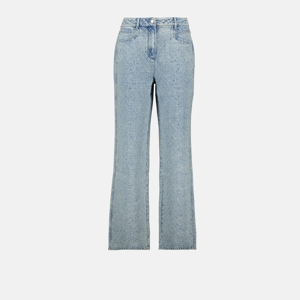 Pantalons Jeans Dalou Iro Bleu Femme