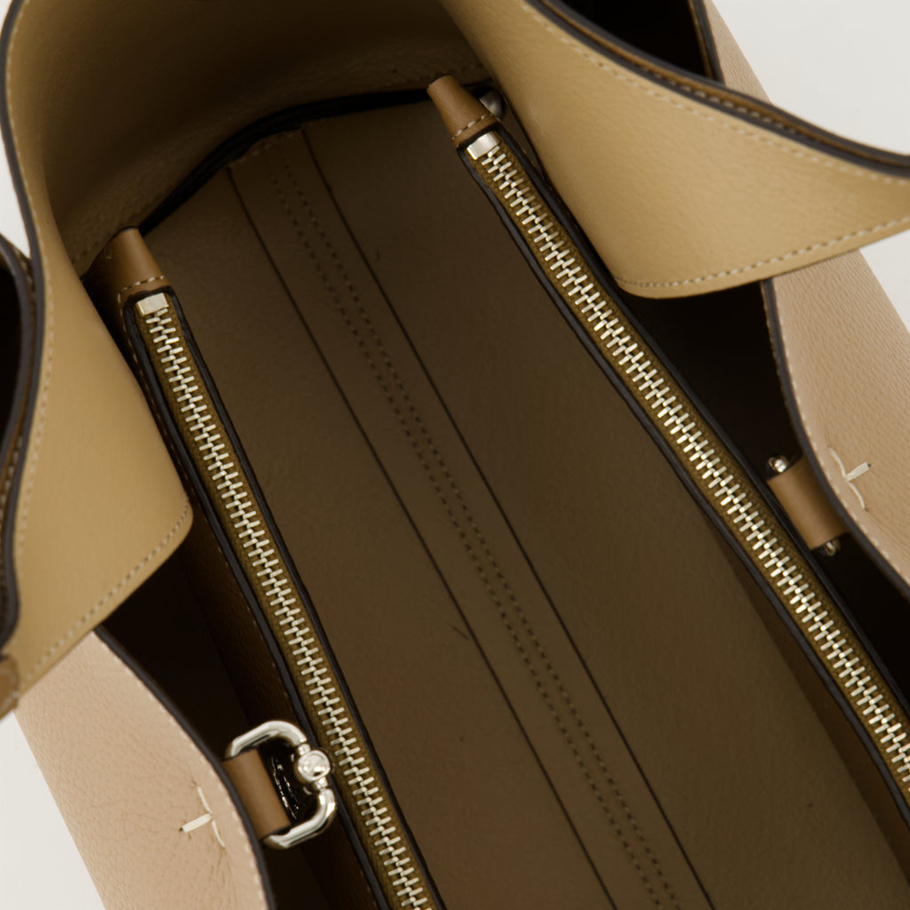Bolsos tote Petit cabas en cuir Tod's Beige Femme