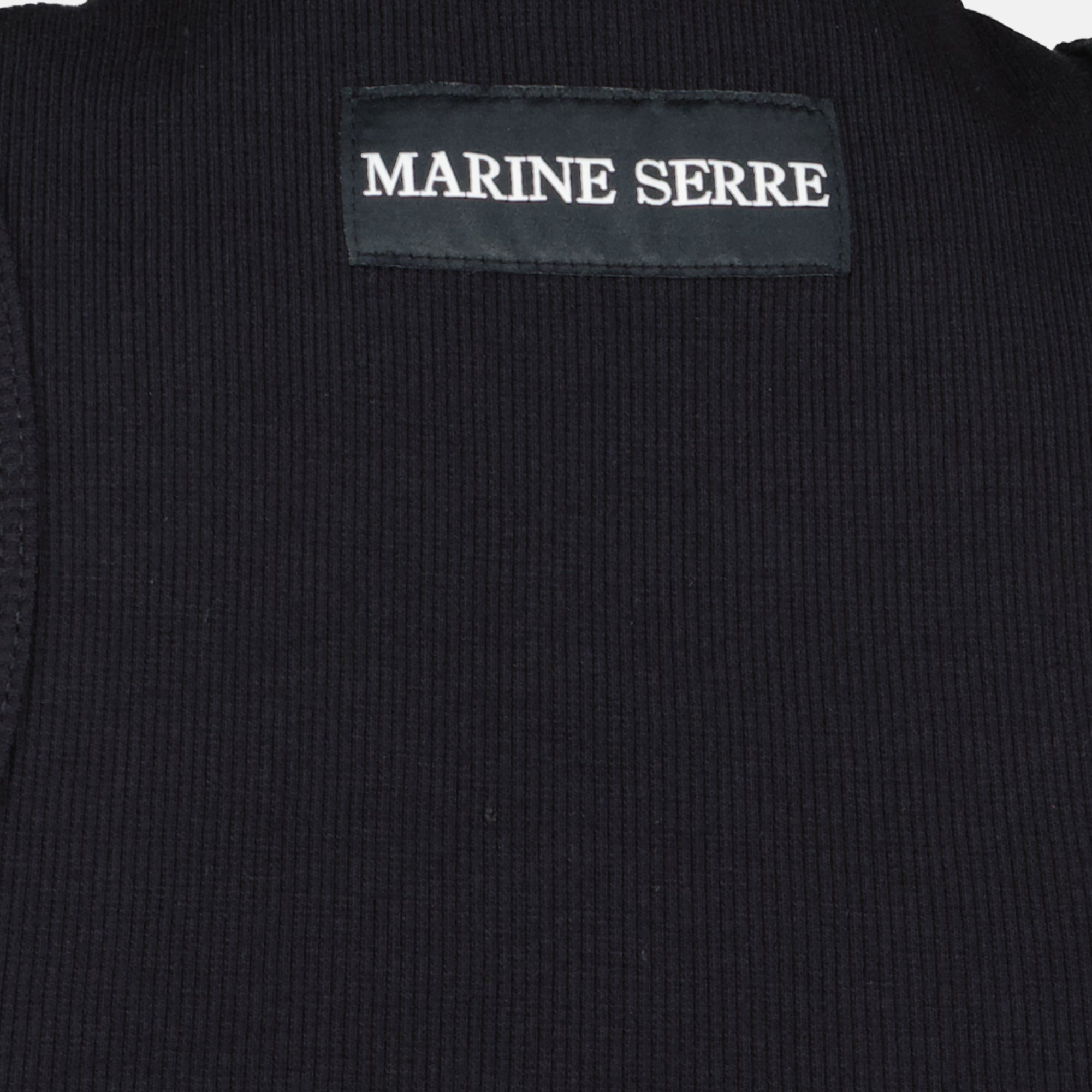 Tops Moon Schwarz Baumwoll-Top Marine Serre Noir Femme