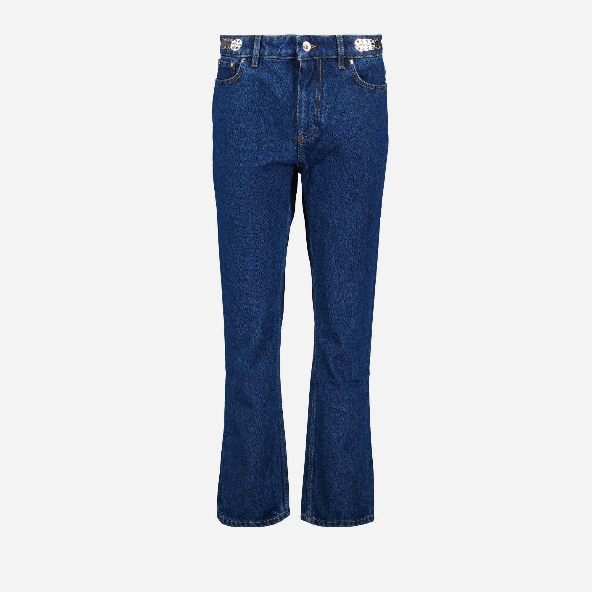 Pantalons Jean signature 1969 Rabanne Bleu Femme