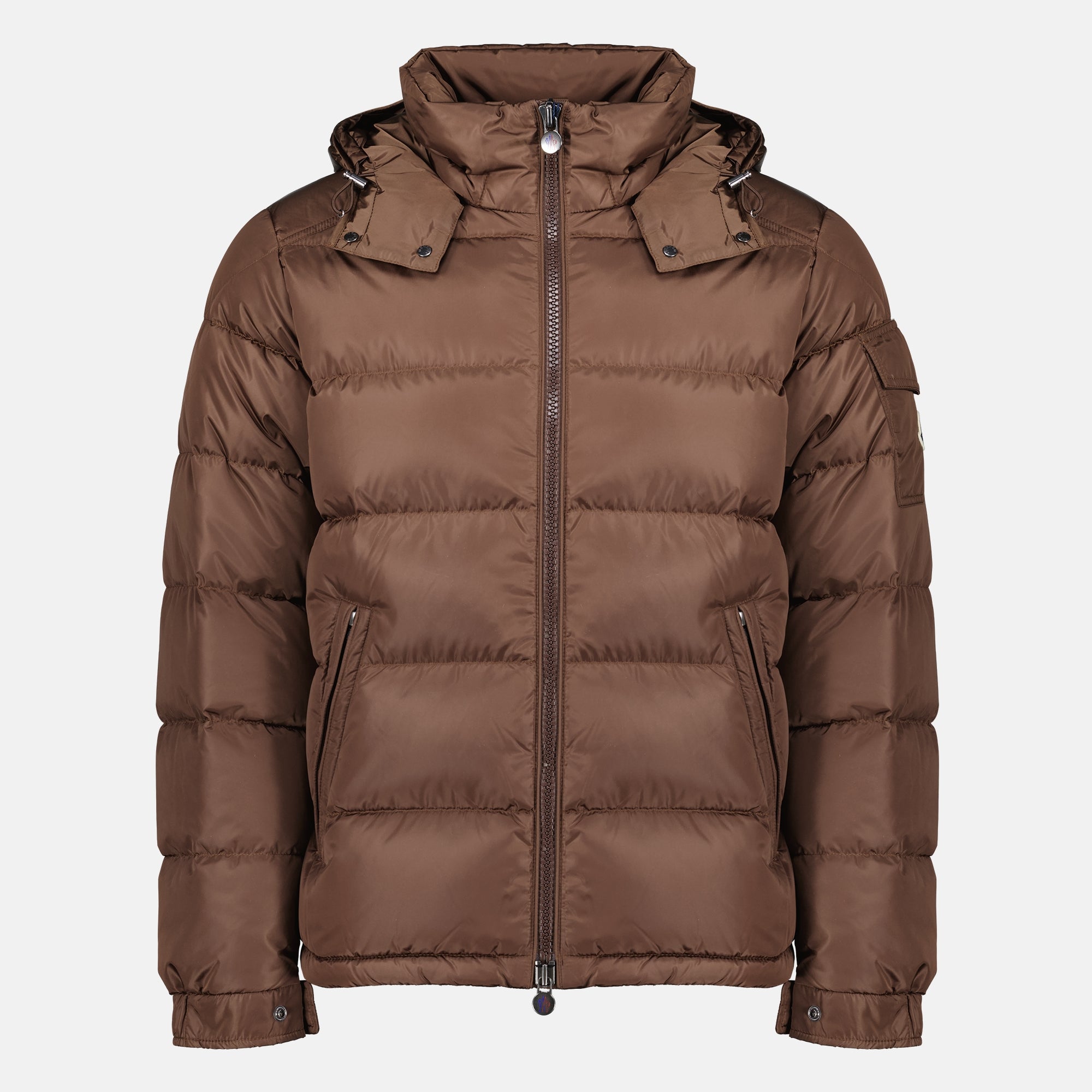 Manteaux Doudoune Maya marron Moncler Marron Homme