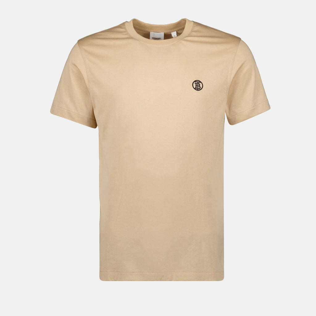 T-shirt Maglietta Parker Burberry Beige Homme