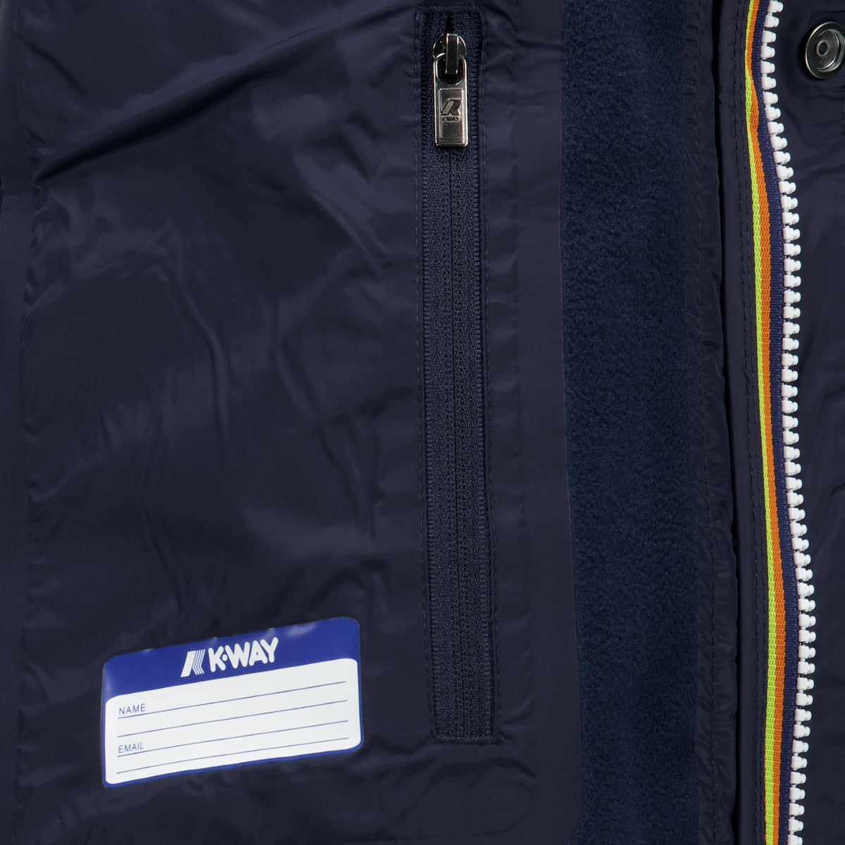 Manteaux 토마스 본디드 재킷 네이비 블루 K-Way Bleu foncé Homme